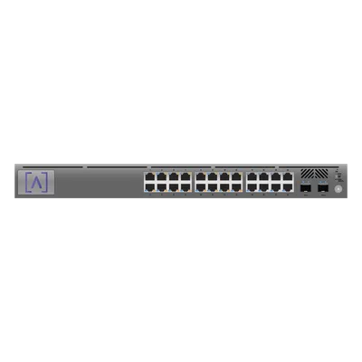 Switch Administrable PoE+ / 24 Puertos Gigabit / 16 Puertos PoE+ 802.3af/at / 2 SFP+ 10G / 240W / 1U Rack / -5°C a 50°C (23°F a 122°F)