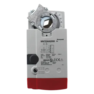 Actuador de acople directo / Sin retorno de resorte / Control modulante 24 Vac / 34 N·m (300 lb-in) / Retroalimentación 2-10 Vdc