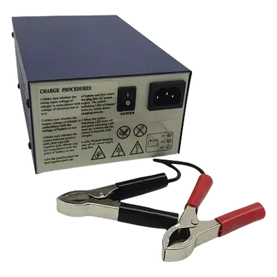 Cargador de Baterías SLA/VRLA / 12 V / 40 a 120 Ah / Entrada Universal 100-240 V AC / Tecnología Switching Sin Transformador / Carga Rápida con Flotación Automática