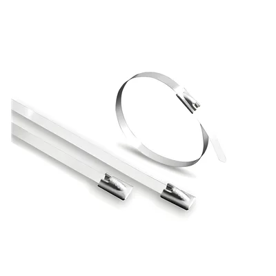Cincho de Acero Inoxidable / 4.6 x 200 mm / -80°C a +150°C / 100 piezas / ASTM B117-07 / ISO 9227 NSS