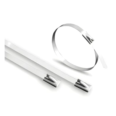 Cincho de Acero Inoxidable / 4.6 x 360 mm / Rango -80°C a +150°C / 100 piezas / 1.18 x 14.17 pulgadas