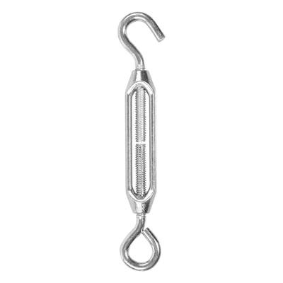 Tensor Gancho con Armella / 7/32" x 6" (3/8") / Acero Zincado / 24.90 kg Capacidad