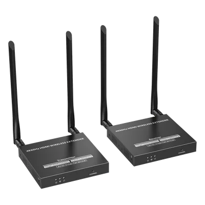 Extensor HDMI Inalámbrico / 4K@60Hz / Transmisión 50 m (164 ft) / Banda 5.1-5.2 GHz / HDMI 2.0 / HDCP 2.2 / Latencia 130-180ms