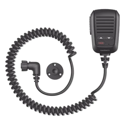 Micrófono de Mano VHF / Conector 12 Pines / Navegación de Canales / Acceso Emergencia 16/9 / Diseño Ergonómico