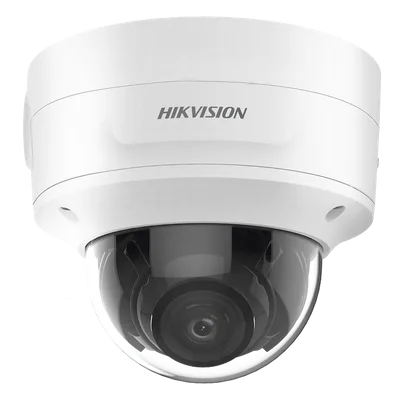 Cámara Domo IP / 8 Megapixel (4K) / Lente Motorizado 2.7-13.5 mm / IR EXIR 40 m (131.2 ft) / DarkFighter / Audio y Alarma I/O / PoE+ / IP66 / IK10
