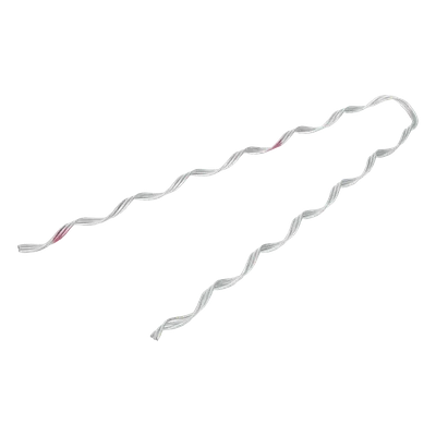 Remate Preformado para Fibra Óptica / Acero Galvanizado / Diámetro 5.5 - 6.5 mm / Span 80 m (262.5 ft) / Longitud 300 mm / Identificador Rojo