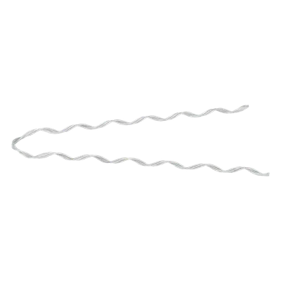 Remate Preformado para Fibra Óptica / Acero Galvanizado / Diámetro 5.5 - 6.5 mm / Span 80 m (262.5 ft) / Longitud 300 mm / Identificador Rojo