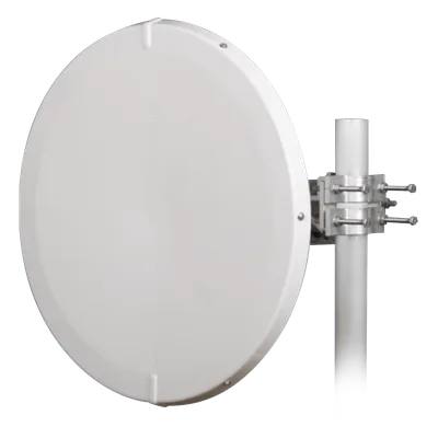 Antena Parabólica Direccional MIMO / 30.5 ± 1 dBi / 5.9-7.125 GHz / Plato Profundo 2 ft / Dual Polarización / RP-SMA (x2) / F/B Ratio ≥ 45 dB