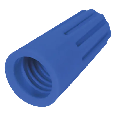 Capuchón Roscable / 14 AWG / Azul / Paquete 25 Piezas / 16.7 x 5.6 x 9.3 mm