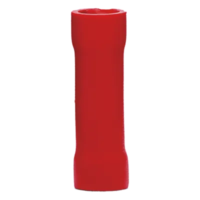 Conector a tope aislado / 22-16 AWG / 600V / Rojo / 25 piezas / UL Listed