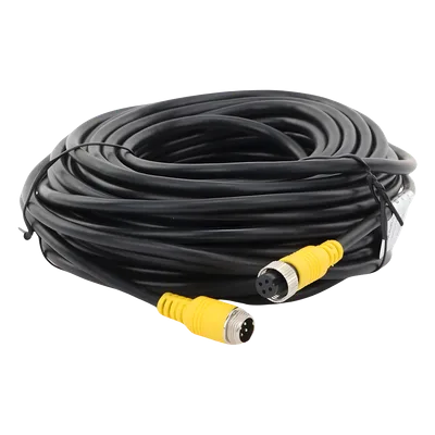Cable Extensor para Videovigilancia Móvil / 15 m (49.2 ft) / Conector Aviación / Video Audio y Voltaje / 5.5 mm Diámetro / Uso Interno