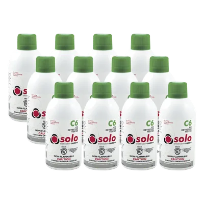 Latas de Gas CO / Monóxido de Carbono Genuino / No Inflamable / UL Clasificado / 12 Piezas / Uso Manual o en Dispensadores