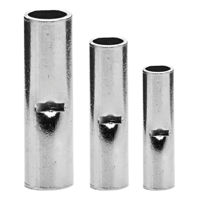 Conector a tope / Sin aislar / 22-16 AWG / 15.2 mm / Paquete 25 piezas