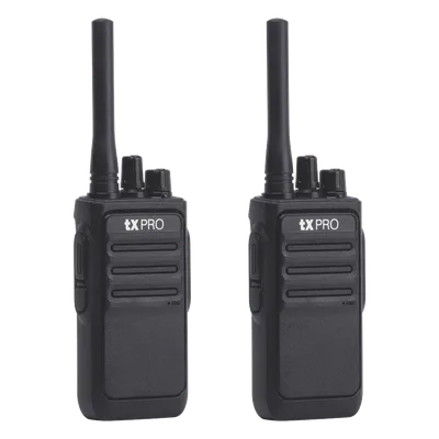 Radio Portátil Analógico UHF / 2W / 16 Canales / 400-470 MHz / VOX Manos Libres / Batería 6-8 hrs / Uso Inmediato