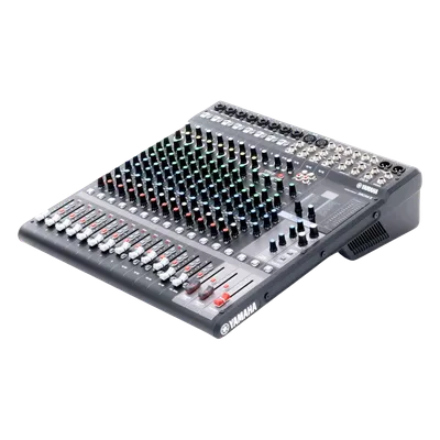 Mezcladora de Audio Analógica / 16 Canales / 10 Entradas de Micrófono / 4 Buses Auxiliares / Efectos SPX 24 Programas / Chasis Metálico
