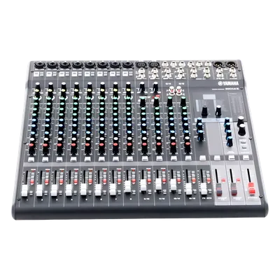 Mezcladora de Audio Analógica / 16 Canales / 10 Entradas de Micrófono / 4 Buses Auxiliares / Efectos SPX 24 Programas / Chasis Metálico