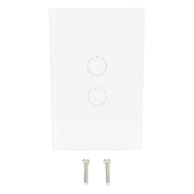 Interruptor Inteligente Z-Wave / Panel Táctil 2 Botones / Sin Cable Neutro / AC 85~260V / Protección 15A / Z-Wave 700