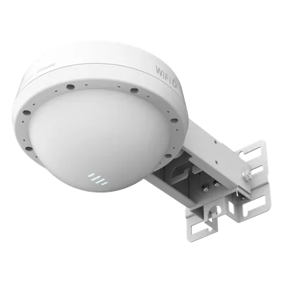 Punto de Acceso Mesh Wi-Fi 6 Exterior / IP68 / Omnidireccional / PoE In + SFP Uplink Gigabit / MU-MIMO 2x2 / 512 Clientes / 2400 Mbps en 5 GHz