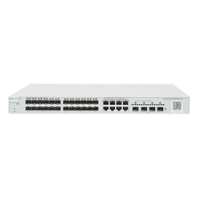 Switch Capa 3 Administrable / 24 Puertos SFP 1G / 8 Puertos Combo 10/100/1000 / 4 Puertos SFP+ 10G / 128 Gbps / 96 Mpps