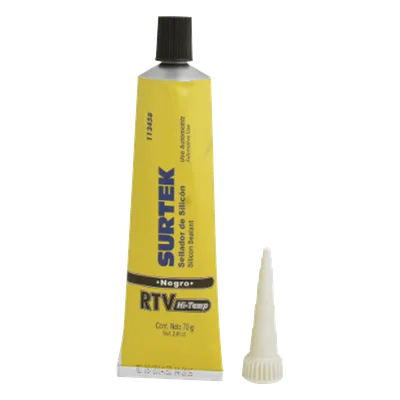 Silicón Industrial / Resistencia 344 °C / Tubo 70 g / Vulcanización a Temperatura Ambiente / Película en 5 min
