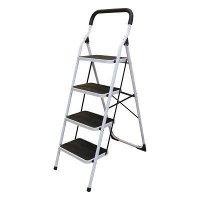 Escalera plegable tipo taburete / Acero / 1.37 m (4.5 ft) / Capacidad 160 kg