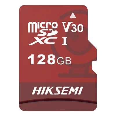 Memoria MicroSD / 128 GB / Lectura 95 MB/s / Escritura 50 MB/s / Clase 10 U3 / Grabación 4K / Videovigilancia 24/7