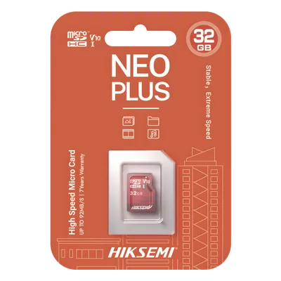 Memoria MicroSD / 32 GB / Lectura 95 MB/s / Escritura 25 MB/s / Clase 10 U3 / Grabación 4K / TLC NAND / Videovigilancia 24/7