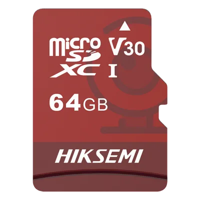 Tarjeta MicroSD / 64 GB / Lectura 95 MB/s / Escritura 40 MB/s / Clase 10 U3 / Grabación 4K / Videovigilancia 24/7