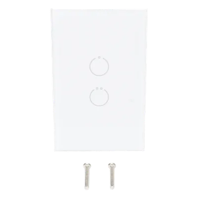 Interruptor Táctil Z-Wave Plus / 2 Botones / AC 85-260V / Frecuencia Regional 868/908/921 MHz / +3 dBm