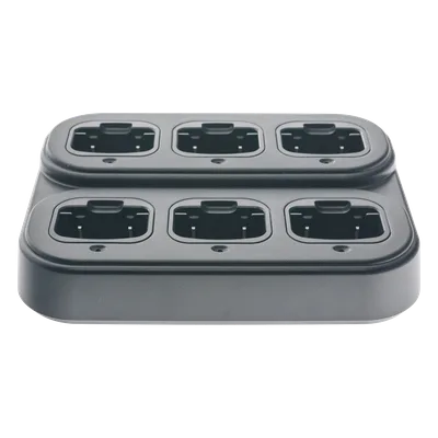 Cargador Múltiple / 6 Espacios / 110-220 VCA a 12 VCD / 0°C a 45°C / 0-95% RH
