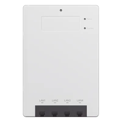 Punto de Acceso Mesh Wi-Fi 6 / Doble Banda 1774 Mbps / 512 Usuarios / 4 LAN Gigabit + 1 WAN PoE / Administración Cloud