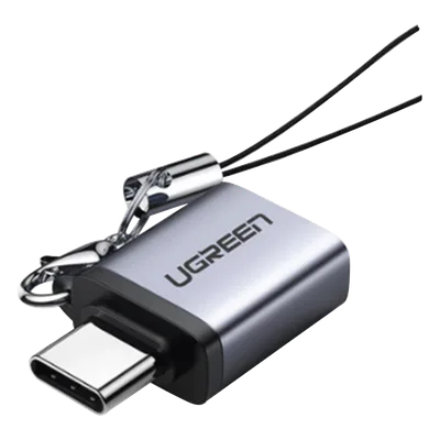 Adaptador USB-C 3.1 a USB 3.0 A / OTG / 5 Gbps / Aluminio / 10,000 Inserciones
