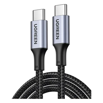 Cable USB-C a USB-C / Carga Rápida 100W / Transferencia 480 Mbps / Nylon Trenzado / 1 m (3.3 ft) / PD3.0 y QC4.0