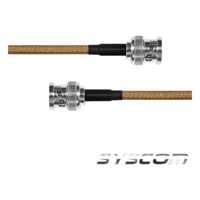 Jumper Coaxial / RG142 (LP142) / BNC Macho a BNC Macho / 60 cm (1.97 pies)