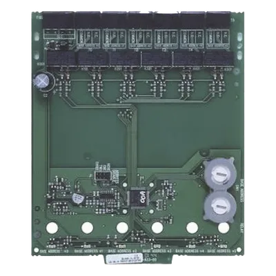 Módulo de Control Direccionable / 6 Relevadores Form-C / Dirección Automática 01-154 / Terminales Extraíbles 12-18 AWG / LED de Estado por Punto / Montaje en Gabinete o Chasis