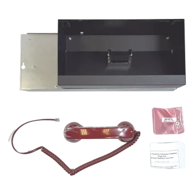 Chasis para Teléfono de Bombero / 1 Fila / Gabinete CAB-3 o CAB-4 / Compatible con DVC