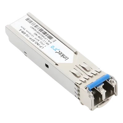 Transceptor SFP Industrial / Monomodo 1310 nm / 1.25 Gbps / 1000BASE / LC/UPC Dúplex / DDM / 5 km (3.1 mi)