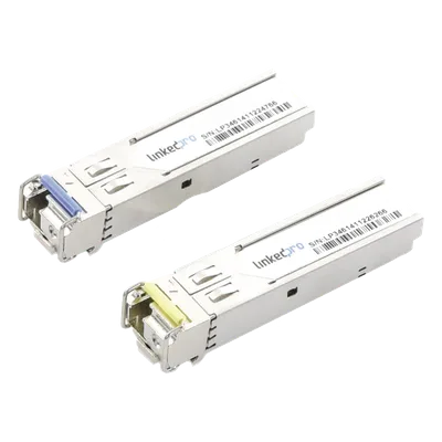 Transceptor SFP Industrial / Bidireccional 1310/1550 nm / 1.25 Gbps / Alcance 3 km (9842.5 ft) / Monomodo LC/UPC / DDM / Hot-Pluggable / -40 a 85°C