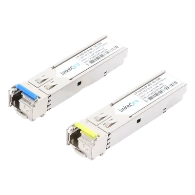 Transceptor SFP Industrial Bidireccional / 1.25 Gbps / Monomodo 10 km (32,808 ft) / 1310/1550 nm / LC/UPC Simplex / DDM / Hot-Pluggable