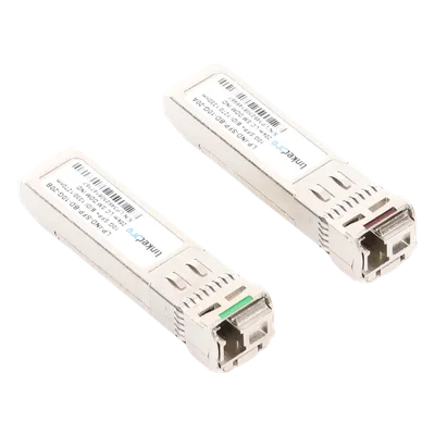 Transceptor Óptico Industrial SFP+ / 10 Gbps / Bidireccional Monomodo / 20 km (12.4 mi) / LC/UPC Simplex / DDM / Rango -40 a 85 °C