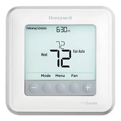 Termostato Programable / Bomba de Calor 2 Calor/1 Frío / Convencional 1 Calor/1 Frío / Pantalla 5.44 in² / Montaje UWP