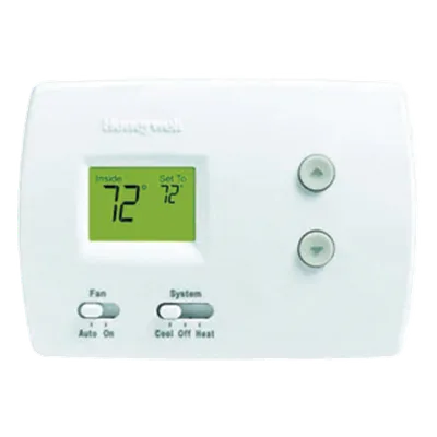 Termostato digital no programable / Serie Pro 3000 / 1H-1C convencional o bomba de calor / 20-30 Vac o 750 mV / Respaldo AA / 97x137x32 mm