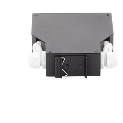 Distribuidor de Fibra Óptica / Riel DIN / 6 Acopladores SC/UPC Dúplex Monomodo / Charola 24 Fusiones / IP67 / 4x12.6x14.2 cm