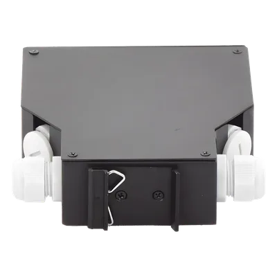 Distribuidor de Fibra Óptica / Riel DIN / 12 Acopladores LC/UPC Duplex / Monomodo / 24 Fusiones / 4 x 12.6 x 14.2 cm (1.57 x 4.96 x 5.59 in)