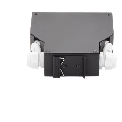 Distribuidor de Fibra Óptica / Riel DIN / 12 Acopladores LC/UPC Dúplex Multimodo / Charola 24 Fusiones / Acero Laminado / 1.57 x 4.96 x 5.59 in