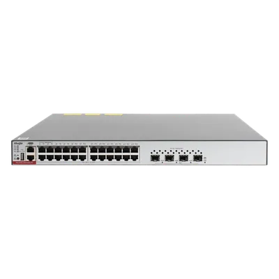 Switch L3 PoE+ / 24 Puertos Gigabit / 4 SFP+ 10G / 128 Gbps / 96 Mpps / 750W PoE / 1.45 x 1.38 x 0.14 ft