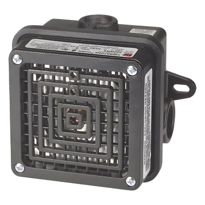 Bocina para ambientes peligrosos / 240 VCA / 110 dBA @ 1 m / IP69K / UL-CSA Clase I Div 2 / 115x115x93 mm / 4.5x4.5x3.7 in