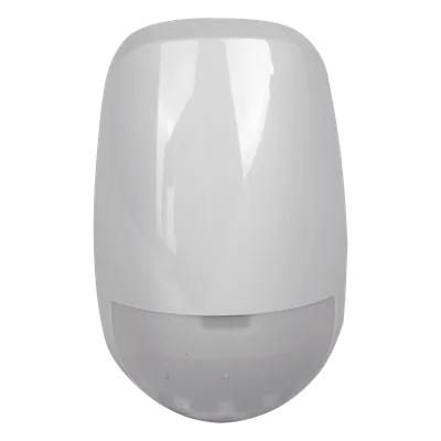 Detector PIR Inalámbrico Interior / Dual PIR + Microondas / 15 m (49.2 ft) / 85.9° / Inmunidad a Mascotas 24 kg / Batería 5 Años