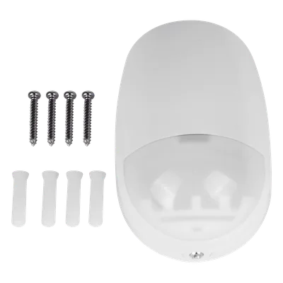 Detector PIR Inalámbrico Interior / Dual PIR + Microondas / 15 m (49.2 ft) / 85.9° / Inmunidad a Mascotas 24 kg / Batería 5 Años