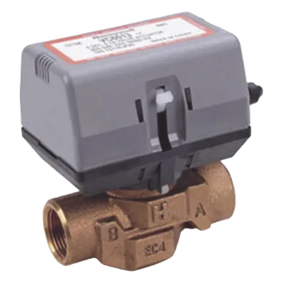 Válvula de Zona Motorizada / 2 Vías / 3/4" BSPT / Actuador 200-240 VAC / Cartucho Reemplazable / Agua-Glicol 60%